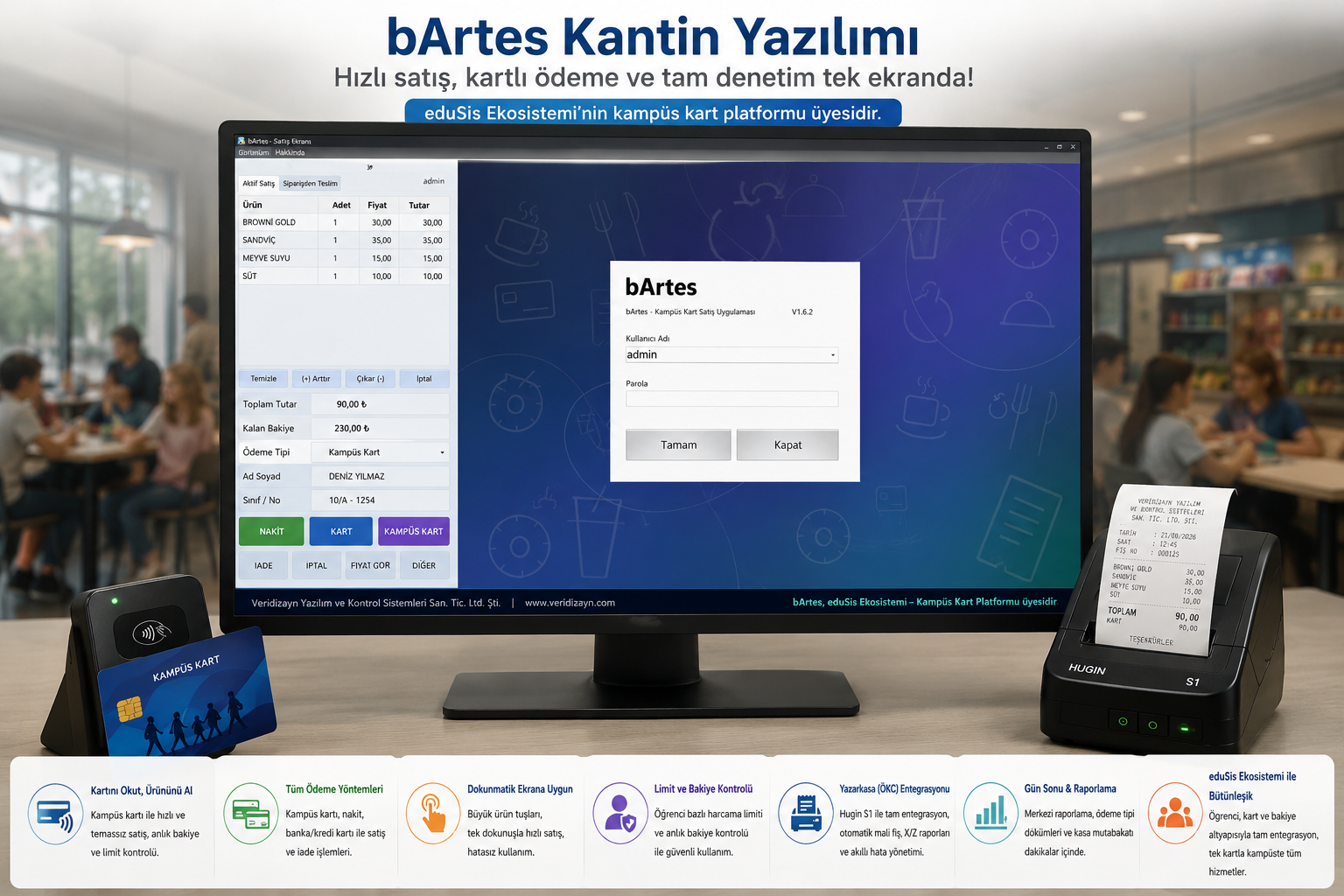 bArtes: Okul Kantinlerinde Nakitsiz, Hızlı ve Denetlenebilir Satışın Yeni Adı