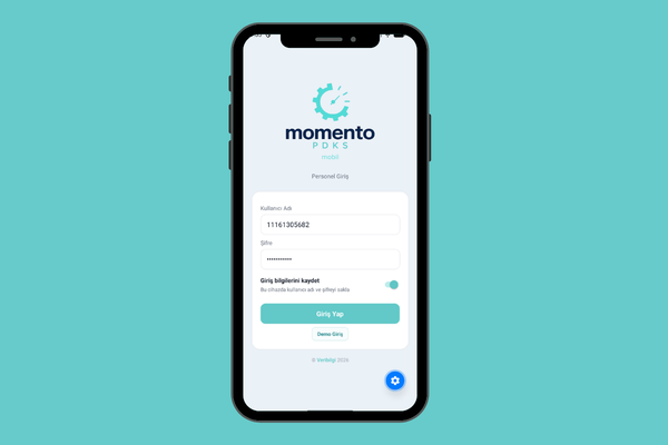 Momento PDKS Mobil - Profil bilgilerinin mobil cihazdan görüntülenmesi