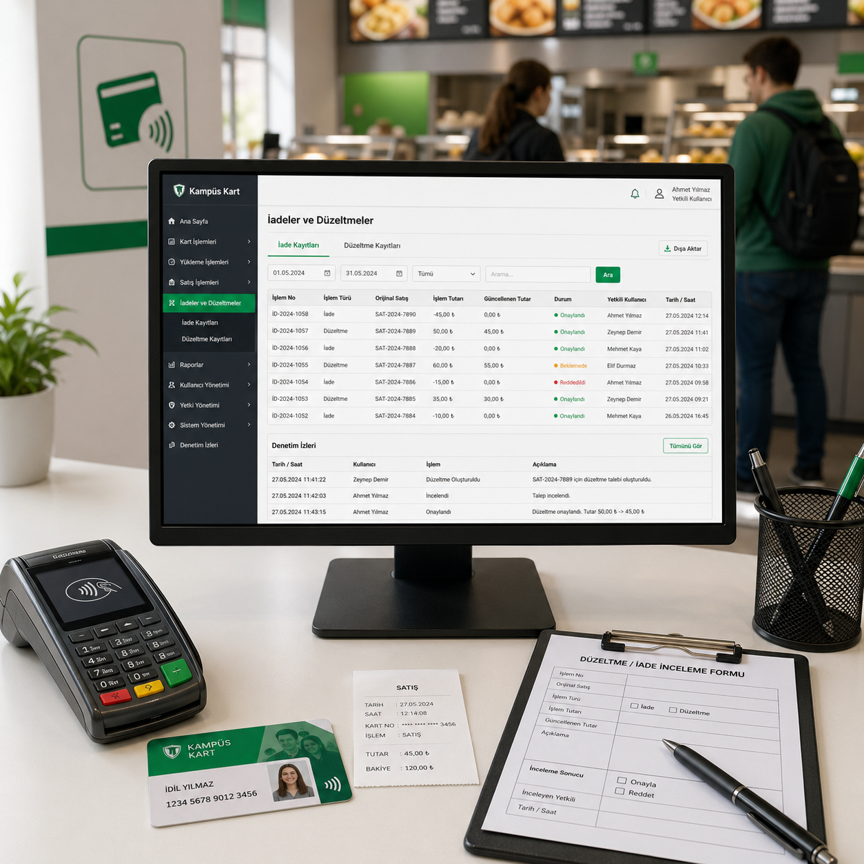 SnapKart - İade ve düzeltme işlemleri