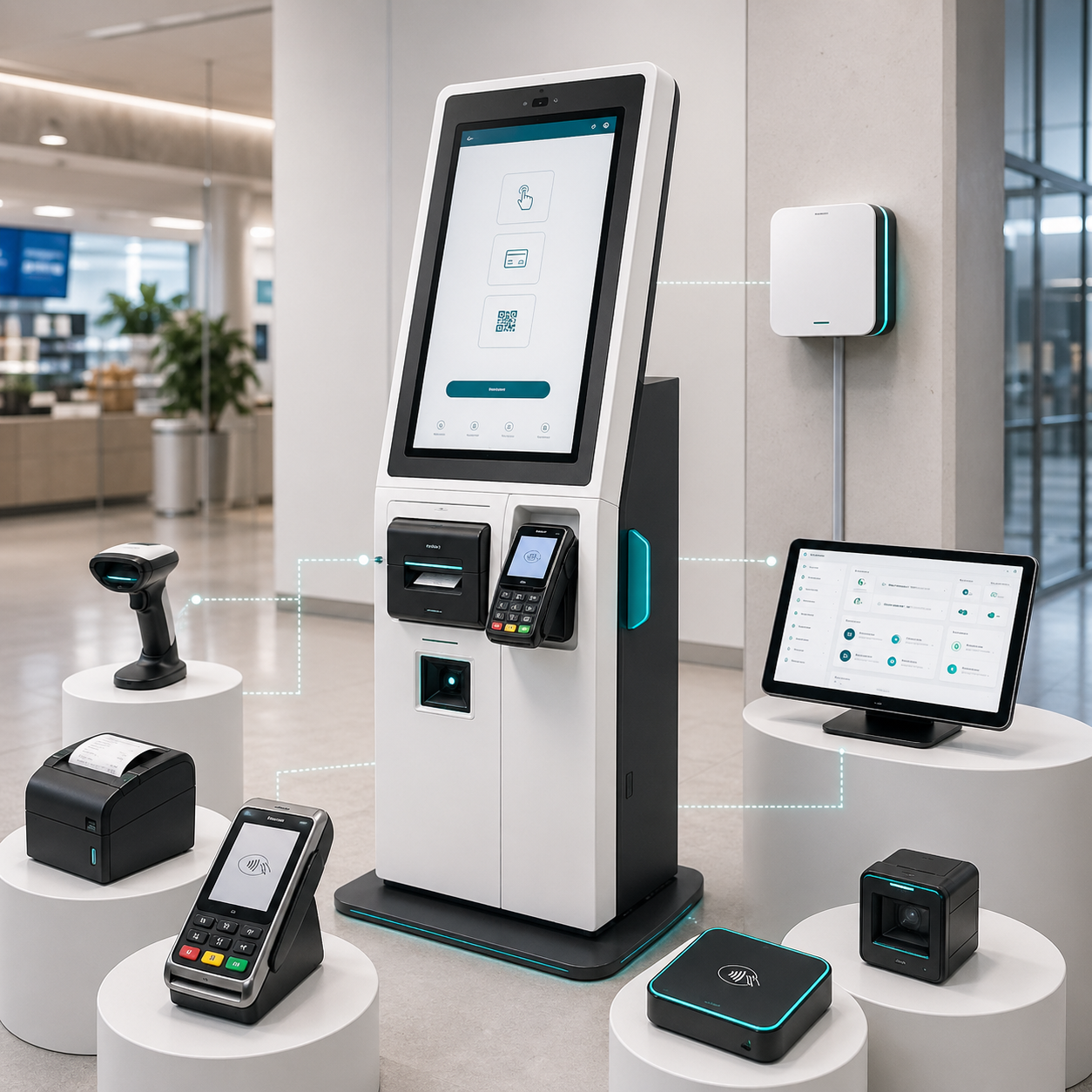 VPoint - Kiosk donanım seçenekleri